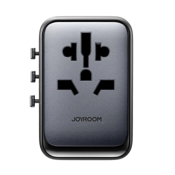 Ładowarka adapter podróżny uniwersalny 65W EU / US / JP / AU / UK / CN - czarny