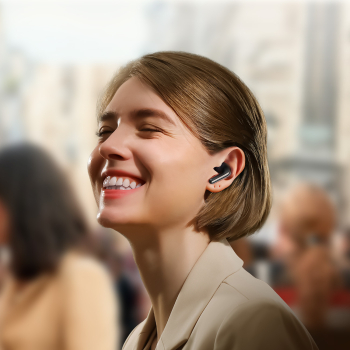 Słuchawki bezprzewodowe douszne TWS Bluetooth 5.4 ANC ENC - czarne