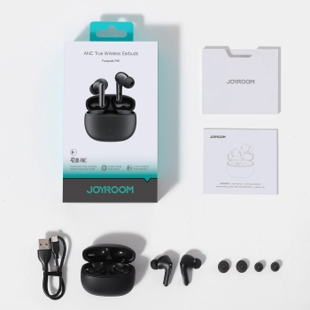 Słuchawki bezprzewodowe douszne TWS Bluetooth 5.4 ANC ENC - czarne