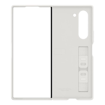 Etui Samsung Silicone Case na Galaxy Z Fold 6 - białe