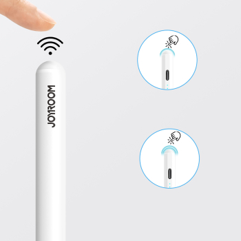 Rysik stylus aktywny do Apple iPad Pro Air Mini 130mAh USB-C - biały