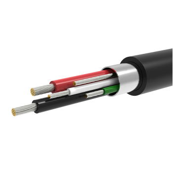 Adapter przejściówka mini USB-B (męski) - USB-A (żeński) OTG 10cm - szary