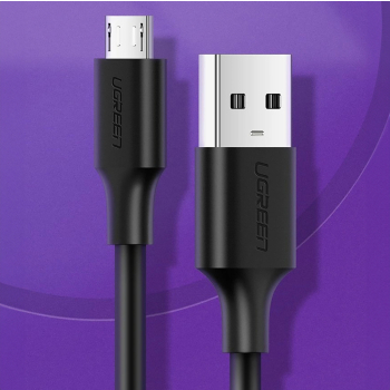 Kabel przewód micro USB - USB-A 25cm - czarny
