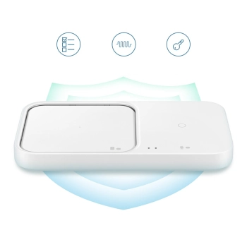 Ładowarka Samsung Wireless Charger Duo indukcyjna 15W - biała