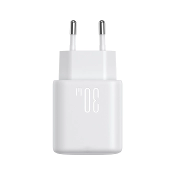 Ładowarka sieciowa USB-C PD 30W QC SFC - biała