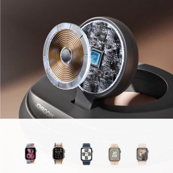 Ładowarka indukcyjna składana do zegarków Apple Watch - czarna