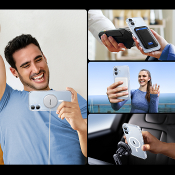 Etui case Classy Clear Magnetic na iPhone 16 - przezroczyste
