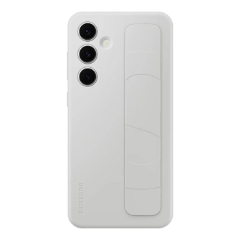 Etui case Samsung Standing Grip Case z uchwytem i podstawką do Galaxy S24 FE - szare
