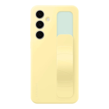 Etui case Samsung Standing Grip Case z uchwytem i podstawką do Galaxy S24 FE - żółte
