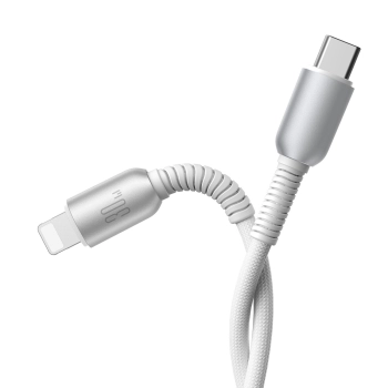 Kabel przewód Cutting-Edge Series 30W USB-C - iPhone Lightning 1.2m - szary