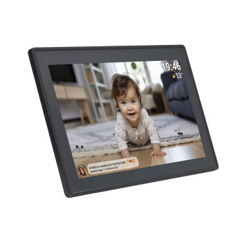 Ramka cyfrowa 15.6'' 8GB microSD WiFi głośnik MP4 AVI Frameo PFF-1514B - czarna