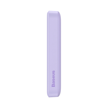 Powerbank magnetyczny indukcyjny 10000mAh 20W + kabel USB-C - fioletowy