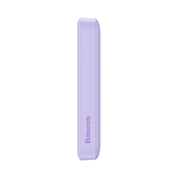 Powerbank magnetyczny indukcyjny 10000mAh 20W + kabel USB-C - fioletowy