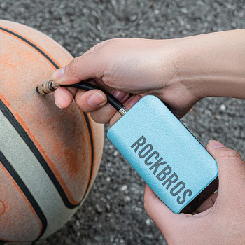 Pompka elektryczna do roweru opon piłek balonów materacy 1.37bar / 20PSI - niebieska