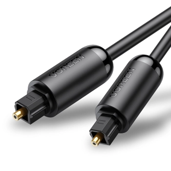 Kabel przewód optyczny audio Toslink SPDIF 2m - czarny