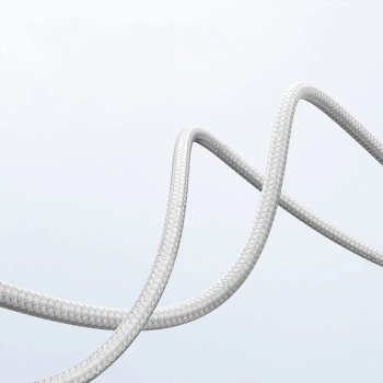 Kabel przewód USB-C - iPhone Lightning MFi 1m - srebrny