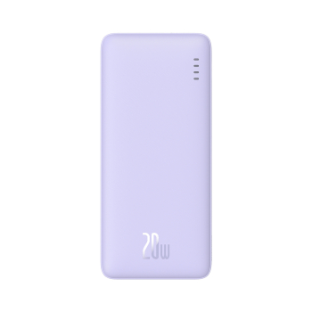 Powerbank 10000mAh Airpow Fast Charge 20W - fioletowy