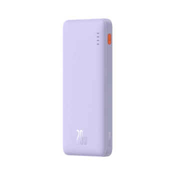Powerbank 10000mAh Airpow Fast Charge 20W - fioletowy