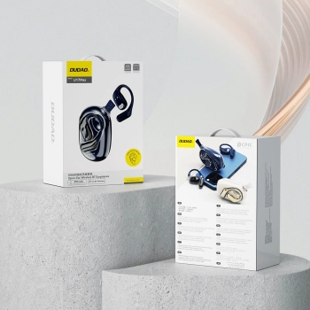 Słuchawka biznesowa Bluetooth 5.3 OWS USB-C - granatowa