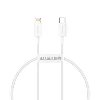 Kabel przewód Superior Series USB-C / Lightning PD 20W 2m - biały