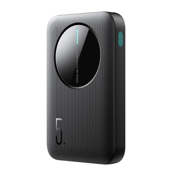 Powerbank JR-PBF13 5000mAh 2.4A 2x USB-A 1x USB-C - czarny