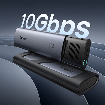 Kieszeń na dysk SSD do 8 TB FlyJoy M.2 NVMe 10 Gb/s UASP TRIM - szara