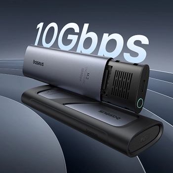 Kieszeń na dysk SSD do 8 TB FlyJoy M.2 NVMe 10 Gb/s UASP TRIM - szara