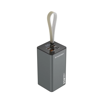 Powerbank K65+ 65W 30000mAh 2x USB-C 1x USB-A 65W - czarny