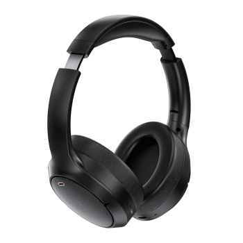 Słuchawki nauszne H6 ANC bezprzewodowe Bluetooth 5.3 IPX4 - czarne