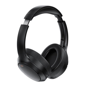 Słuchawki nauszne H6 ANC bezprzewodowe Bluetooth 5.3 IPX4 - czarne