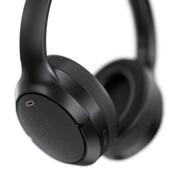 Słuchawki nauszne H6 ANC bezprzewodowe Bluetooth 5.3 IPX4 - czarne