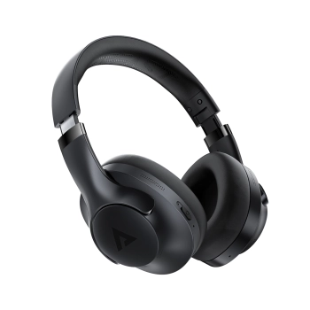 Słuchawki nauszne H4 ANC bezprzewodowe Bluetooth 5.3 IPX4 - czarne