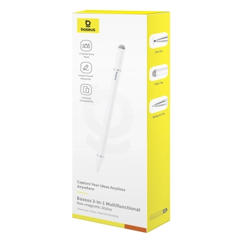 3w1 Rysik pasywny stylus Smooth Writing III - wersja niemagnetyczna - biały