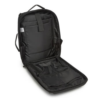 Plecak torba Premium na laptopa 15.6'' z paskiem USB 42x8x28cm - czarny