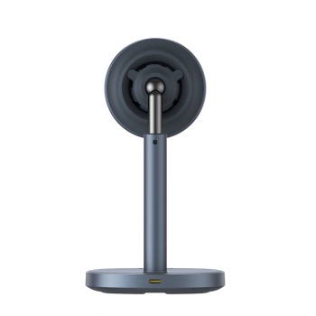 2w1 Ładowarka indukcyjna Orbit 2 Pro MagSafe Qi2 20W z chłodzeniem - szara