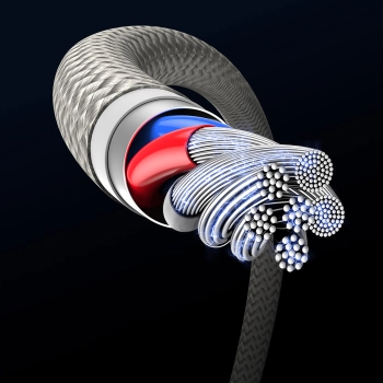 Kabel przewód Tungsten Gold USB-C 100W 2m - złoty