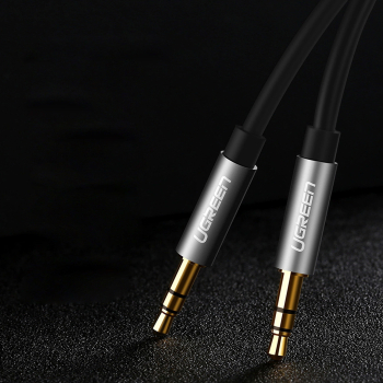 Kabel przewód audio AUX mini jack 3.5mm 3m - czarny