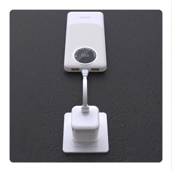 Powerbank K12Pro 20000mAh 22.5W PD USB-A USB-C - biały
