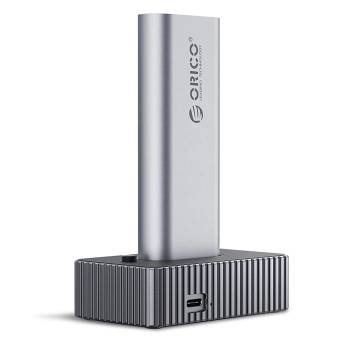 Stacja dokująca IT18C3 na dysk M.2 NVMe / SATA - szara