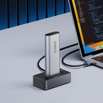 Stacja dokująca IT18C3 na dysk M.2 NVMe / SATA - szara