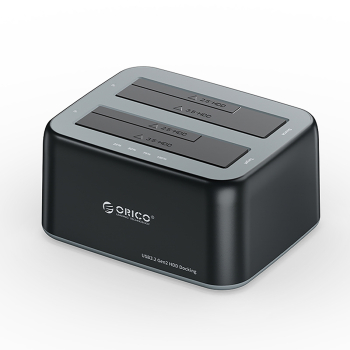 Stacja dokująca 6829C3 na 2 dyski 2.5'' / 3.5'' SATA HDD / SSD - czarna