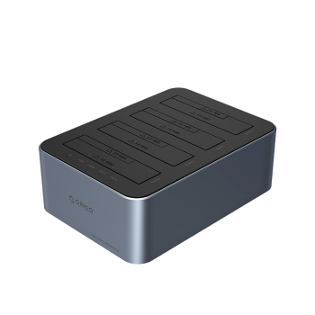 Stacja dokująca 6646C3-C z klonowaniem offline na 4 dyski 2.5'' / 3.5'' SATA HDD / SSD - szara
