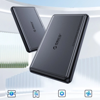 Kieszeń obudowa na dysk DDL25-C3 2.5'' HDD / SSD USB-C 5Gb/s - czarna