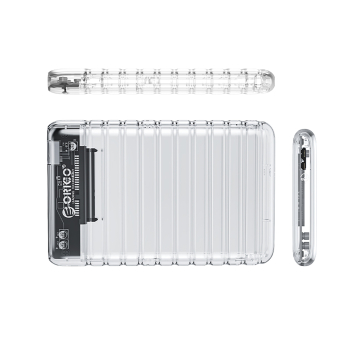 Kieszeń obudowa na dysk 2139U3-V1 2.5'' HDD / SSD USB Micro-B 5Gb/s - przezroczysta