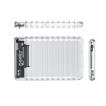 Kieszeń obudowa na dysk 2139U3-V1 2.5'' HDD / SSD USB Micro-B 5Gb/s - przezroczysta