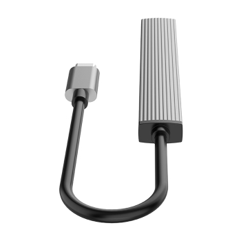 Hub AH-13 stacja dokująca rozdzielacz USB-C na 4x USB-A - szary