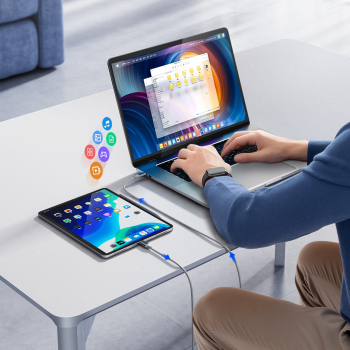 Kabel przewód CDX 60W 3A Power Delivery USB-C 1m - biały