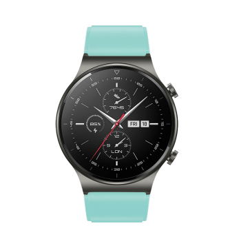 Pasek silikonowy do zegarka Huawei Watch GT 2/3/4/2 Pro/3 Pro/4 Pro/GT 2e 46mm - jasnozielony