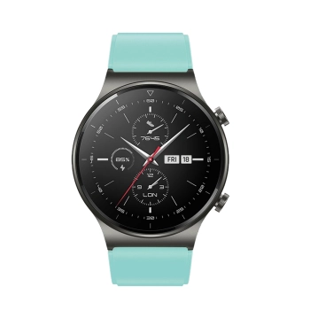 Pasek silikonowy do zegarka Huawei Watch GT 2/3/4/2 Pro/3 Pro/4 Pro/GT 2e 46mm - jasnozielony