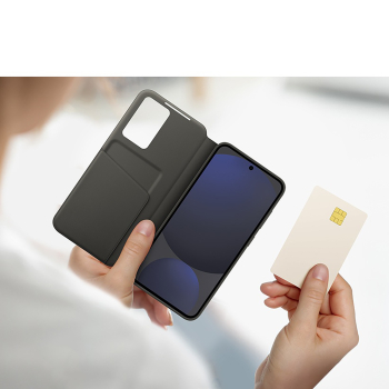 Etui z klapką Samsung Smart View Wallet do Samsung Galaxy S24 FE - czarne